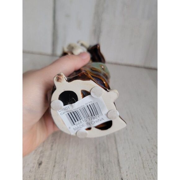 Nativity scene Shepherd boy lamb figure ceramic Xmas - Picture 7 of 7